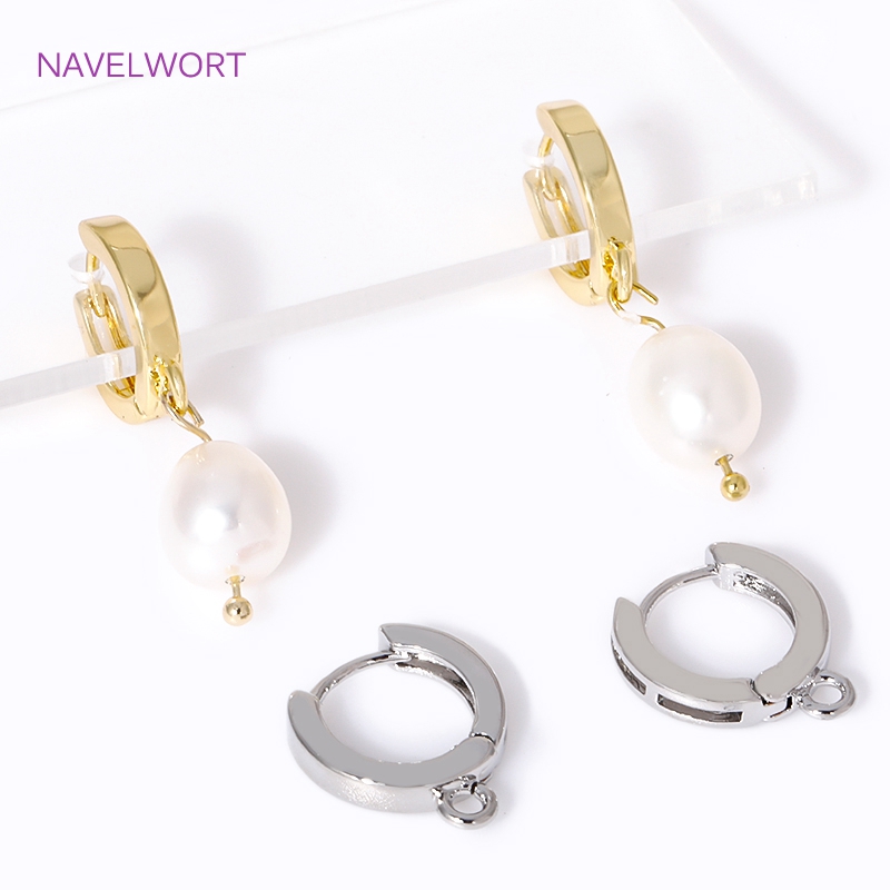 Anting bulat kuningan berlapis - Luxury Gift Set ulasan dan harga