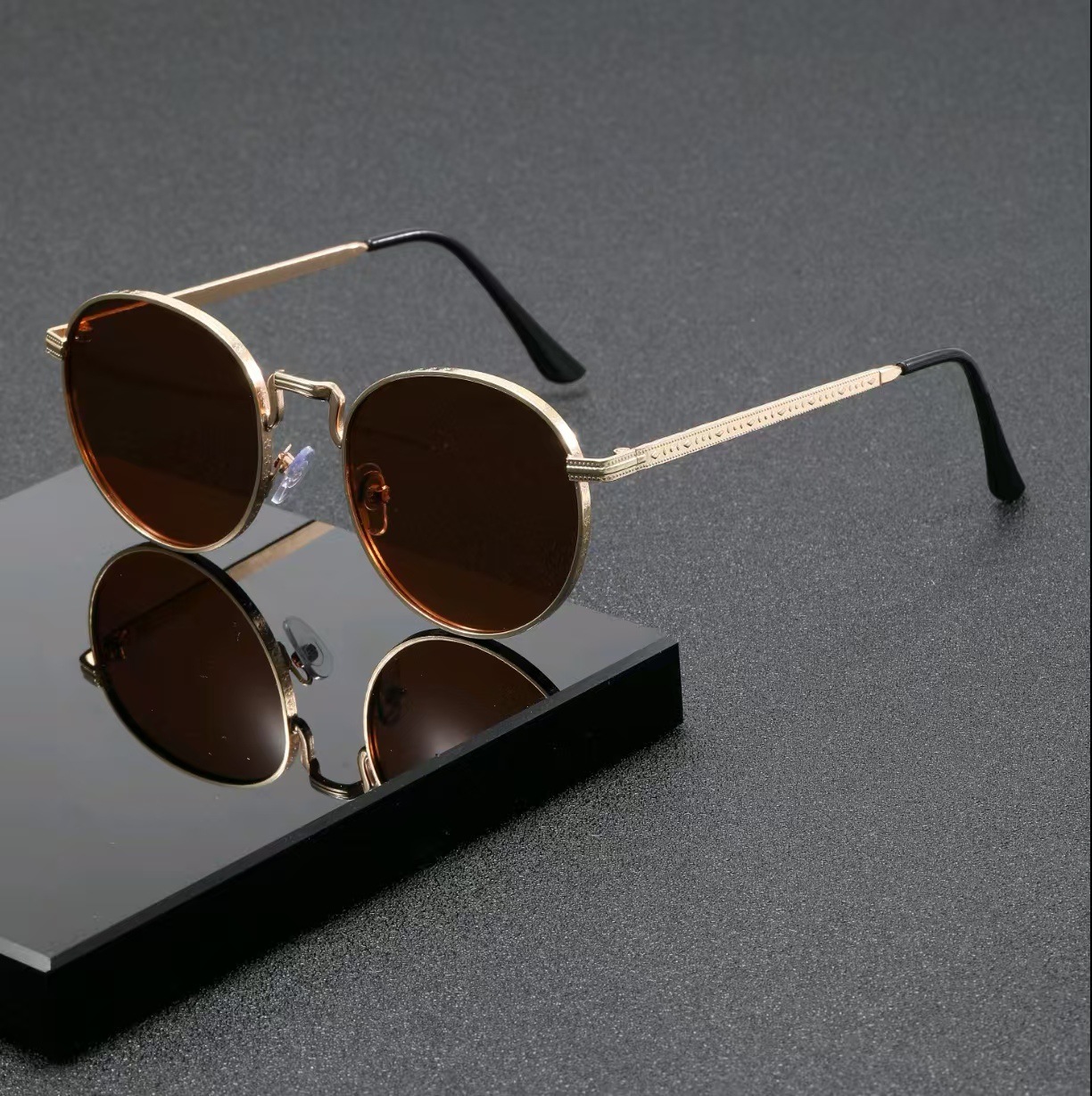 Kacamata Hitam Bulat Klasik Fa - Designer Sunglasses ulasan dan harga
