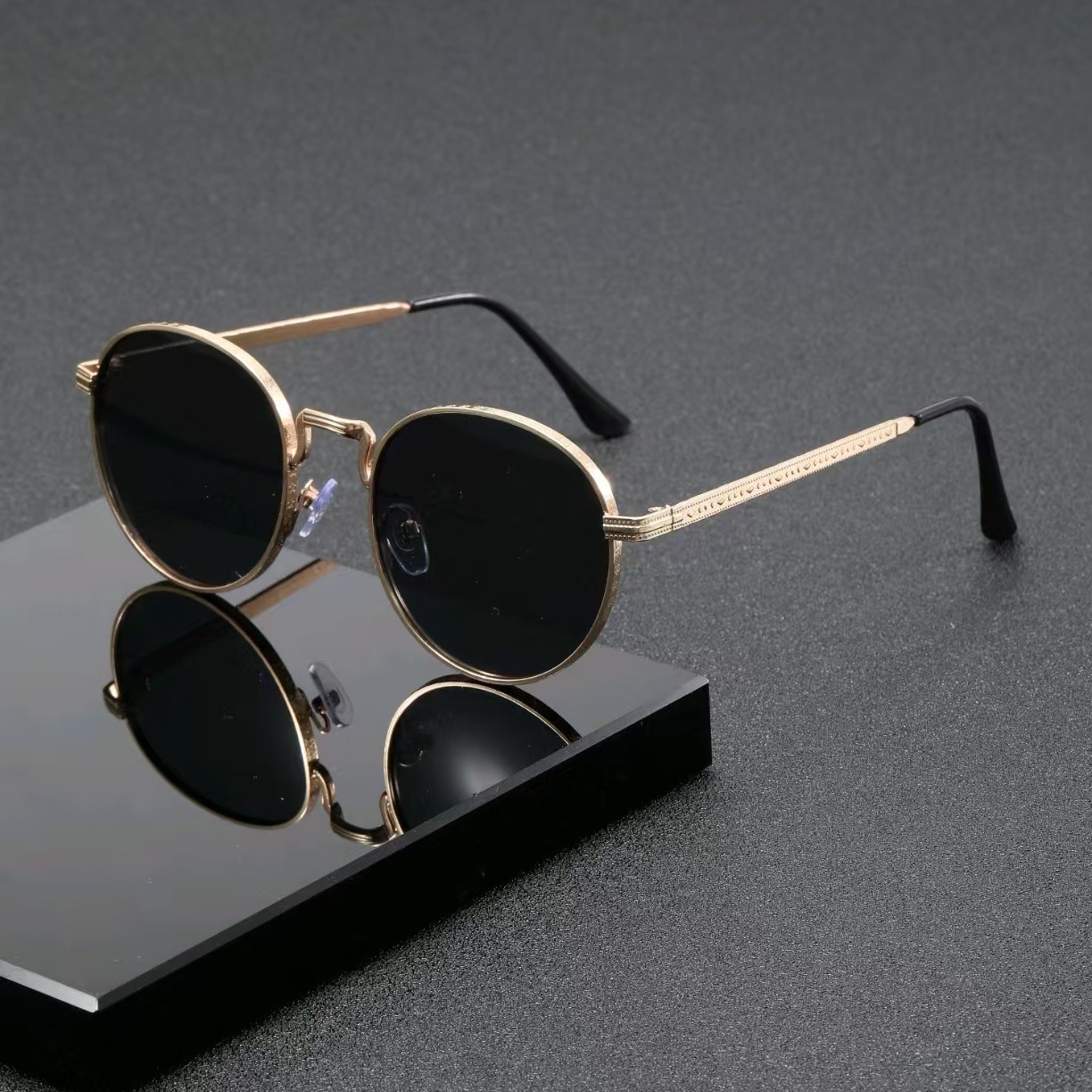 Kacamata Hitam Bulat Klasik Fa - Designer Sunglasses ulasan dan harga