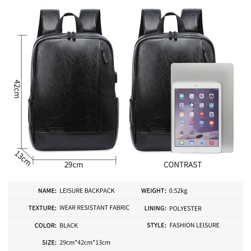 Ransel Modis Pria Tas Kulit PU - Leather Briefcase ulasan dan harga