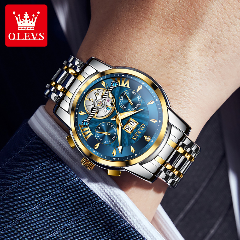 OLEVS Jam Tangan Pria Mewah Fa - Luxury Watch Men ulasan dan harga