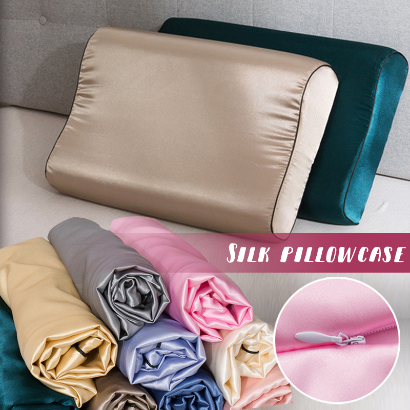 Sarung Bantal Lateks Satin Sut - Silk Pillowcase ulasan dan harga