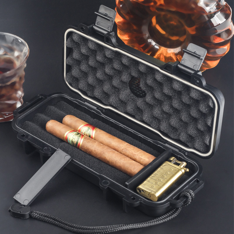 Humidor Cerutu Portabel dengan - Premium Cigar Case ulasan dan harga