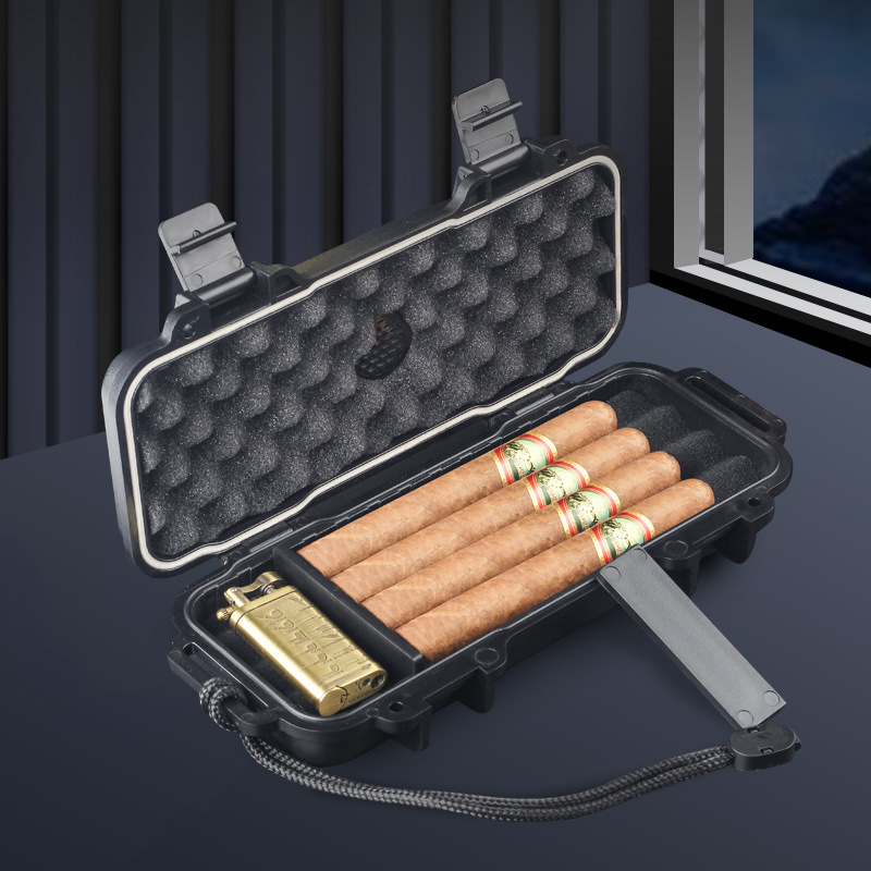 Humidor Cerutu Portabel dengan - Premium Cigar Case ulasan dan harga