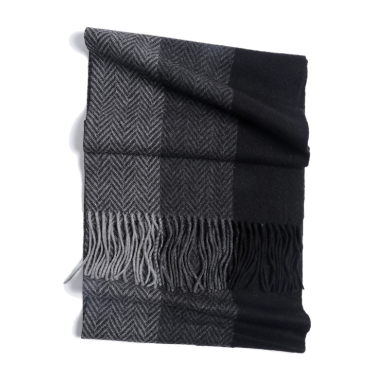Syal Pashmina Syal Wol Kotak-k - Cashmere Scarf ulasan dan harga