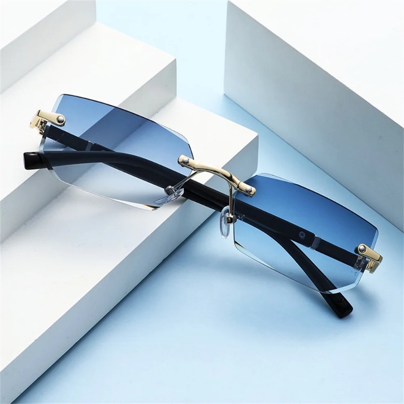 Kacamata Hitam Tanpa Bingkai T - Designer Sunglasses ulasan dan harga