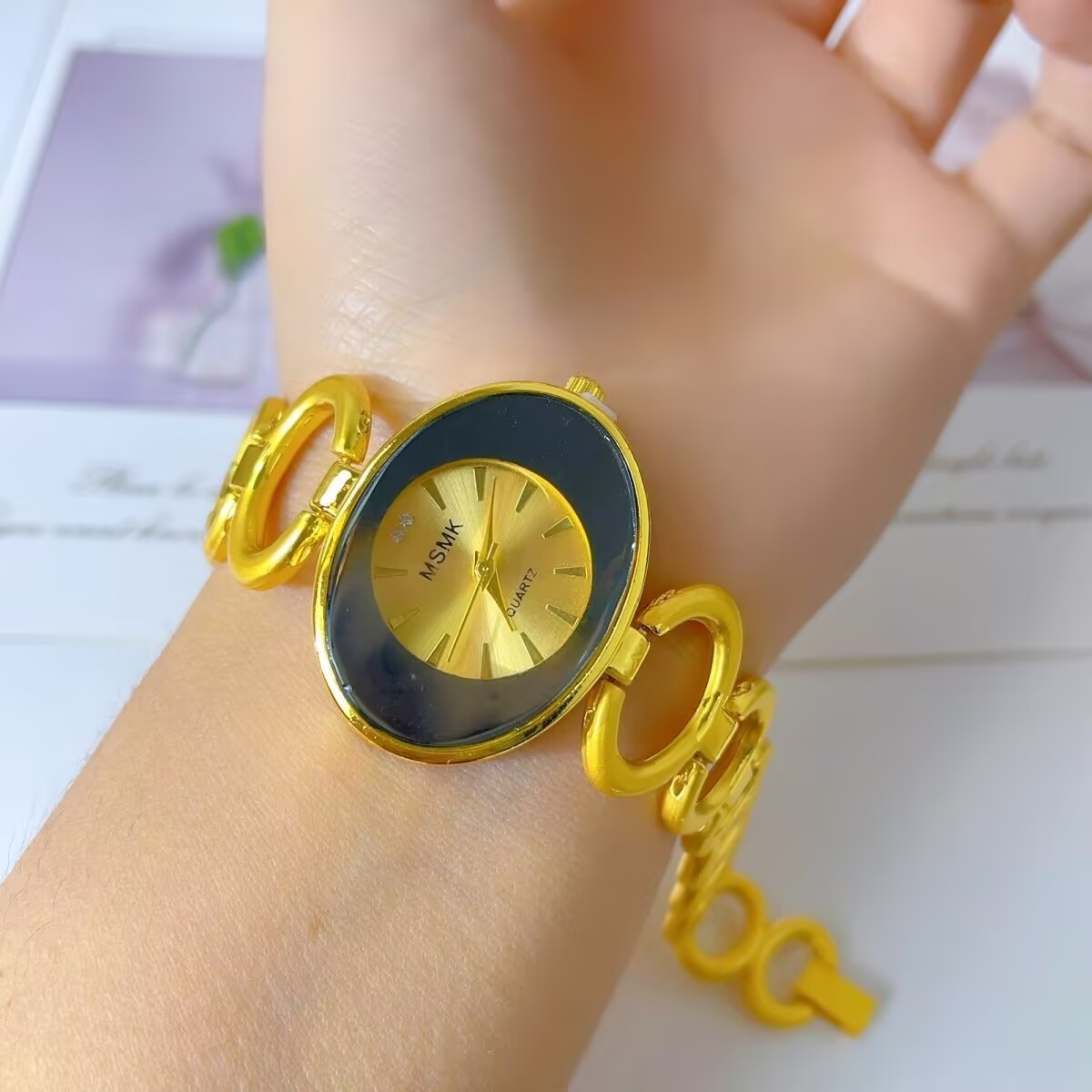 Jam Tangan Berlapis Emas 24K A - Gold Plated Jewelry ulasan dan harga
